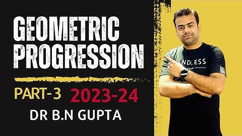 Geometric Progression | 2.A | Dr B.n Gupta |Question no 2,3,4,5|Business Math #geometric progression