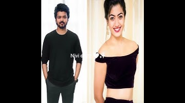 Thumbnail of 💕 thalapathy Vijay vs rashmika mandana 💕#pokkiri movie BGM 💙✨ cute 🥰 what's app status 💖