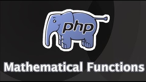 Epi-56 Mathematical Functions | PHP in Tamil