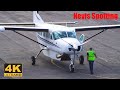 4k nevis spotting  cessna 208b grand caravan  arrival  turnaround  departure from nevis 