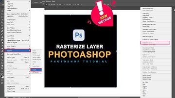 How to Created Rasterize Layer in Photoshop 2024 | Photoshop Tricks and Tips