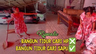 Ripnatu Wakes Up At Dawn  Immediately Looks For A Broom