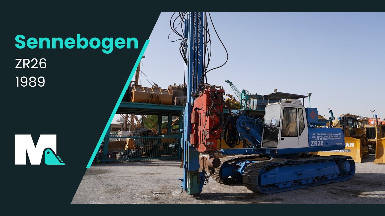 Sennebogen Zeppelin ZR26 Bagger with ABI VRZ 600 Vibrator | 1989