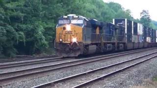 Fast CSX Van Train