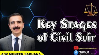 Key Stages of Civil Suit