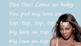 Beyonce - Love On Top - lyrics (male version)