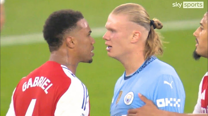 Footage of Haaland vs Gabriel Magalhaes Fight 😳😡 | Man City 2-2 Arsenal | Reactions