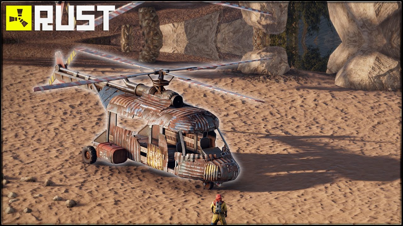 Rust scrap transport helicopter фото 12