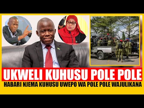 BREAKING HABARI NJEMA KUHUSU UWEPO WA POLE POLE WAJULIKANA