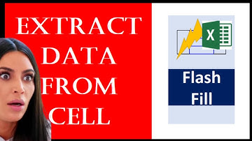 Extract Data From Cell with Flash Fill - Excel Magic Trick #harryviral