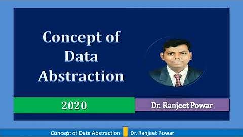 Data Abstraction in DBMS