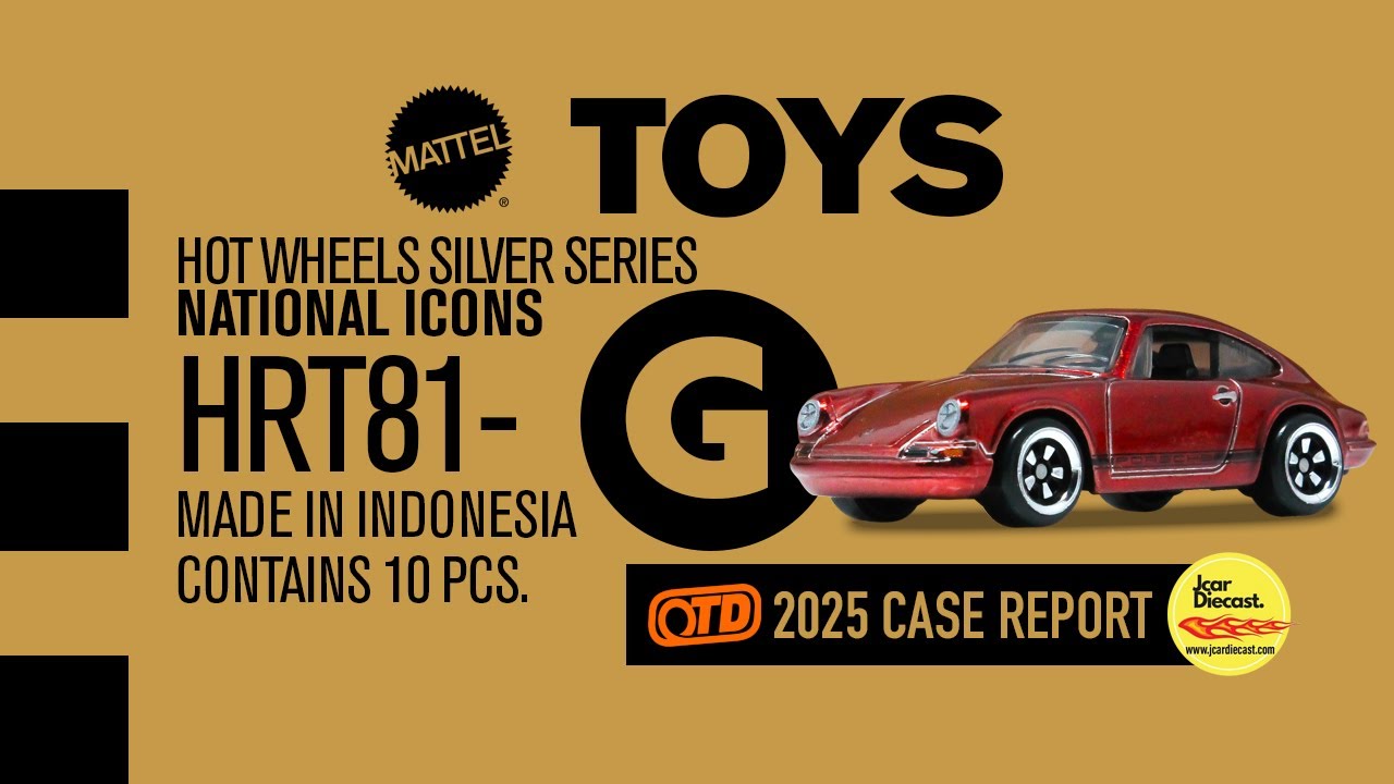 Hot Wheels NATIONAL ICONS // Silver Series Vintage 2025 G case