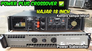 Hajar speaker 18 inch dengan power Harga ekonomis || Firstclass FC A8200a ✅