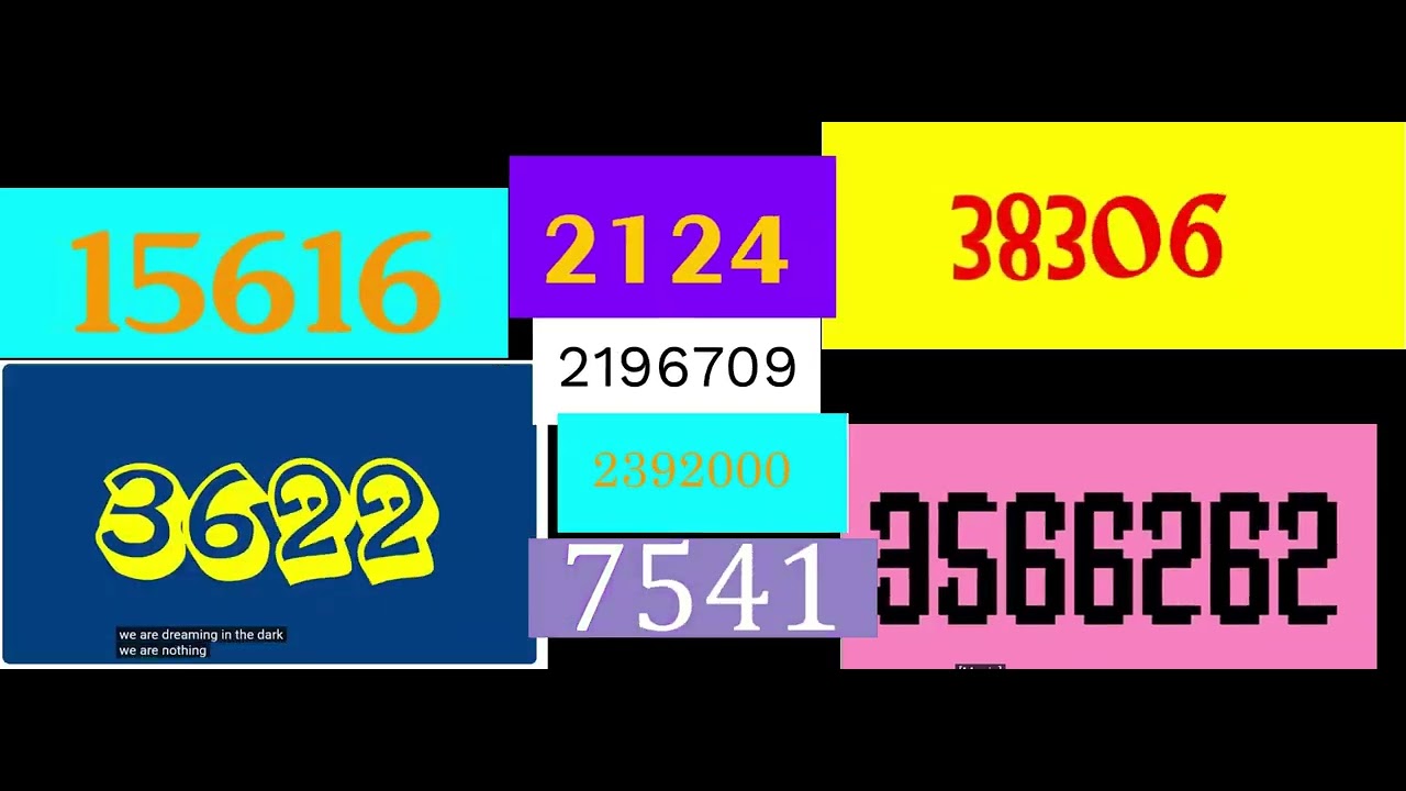 Numbers Mix - YouTube