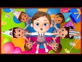 Funny Kids Song - Happy birthday and Johny Johny Yes Papa - Banana Cartoon 3D
