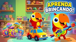 Aprenda Animais, Veículos e Instrumentos Musicais com Larry | Vocabulário para Crianças | BabyFirst