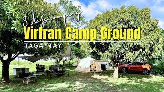 VIRFRAN CAMP GROUND - Tagaytay | Car Camping | Naturehike Ango 4 | Cloud Moraine | Geely | Kap Jerry