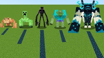 Sculk Generation by All Mutant creatures in Minecaft - Which Mutant Mob Will generate more Sculk?