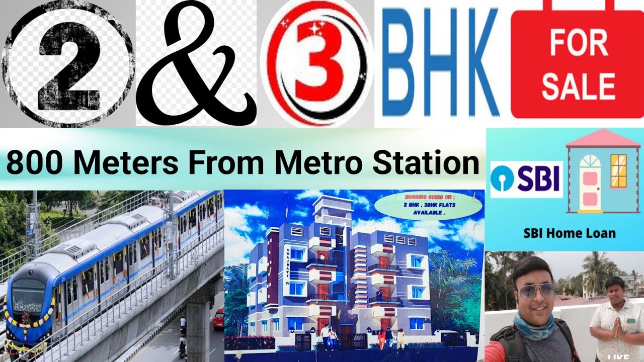 Cheapest 2BHK & 3BHK Flats For Sale Near Metro Station / SBI Approved