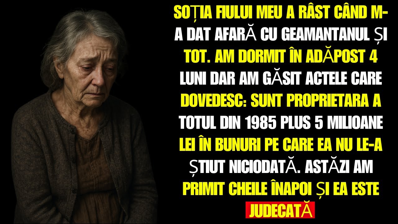 A râs când m-a văzut cu valiza... Nu-și imagina cine era cu adevărat doamna casei...