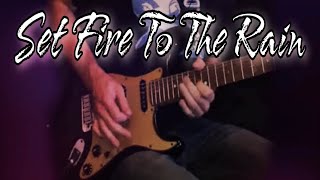 Adele - Set Fire To The Rain - Instrumental Electric Guitar Cover - By Paul Hurley chords