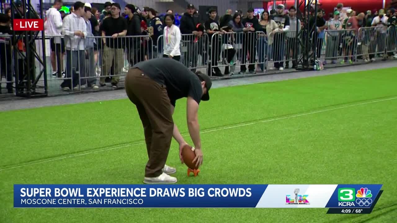 A look at what you can do at the Super Bowl Experience in San Francisco