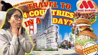 Day in the Life in Bangkok, Thailand (Terminal 21 Asoke, Thai Massage, Pier 21, trying Mos Burgers)