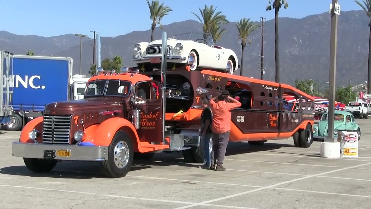 Moving The Dunkel Bros. '49 GMC And MHS Car Hauler At TFK 2013 YouTube