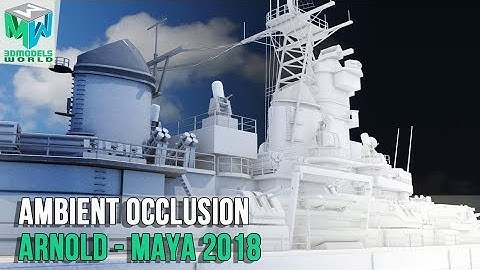 How To Create Ambient Occlusion in Arnold Maya 2018