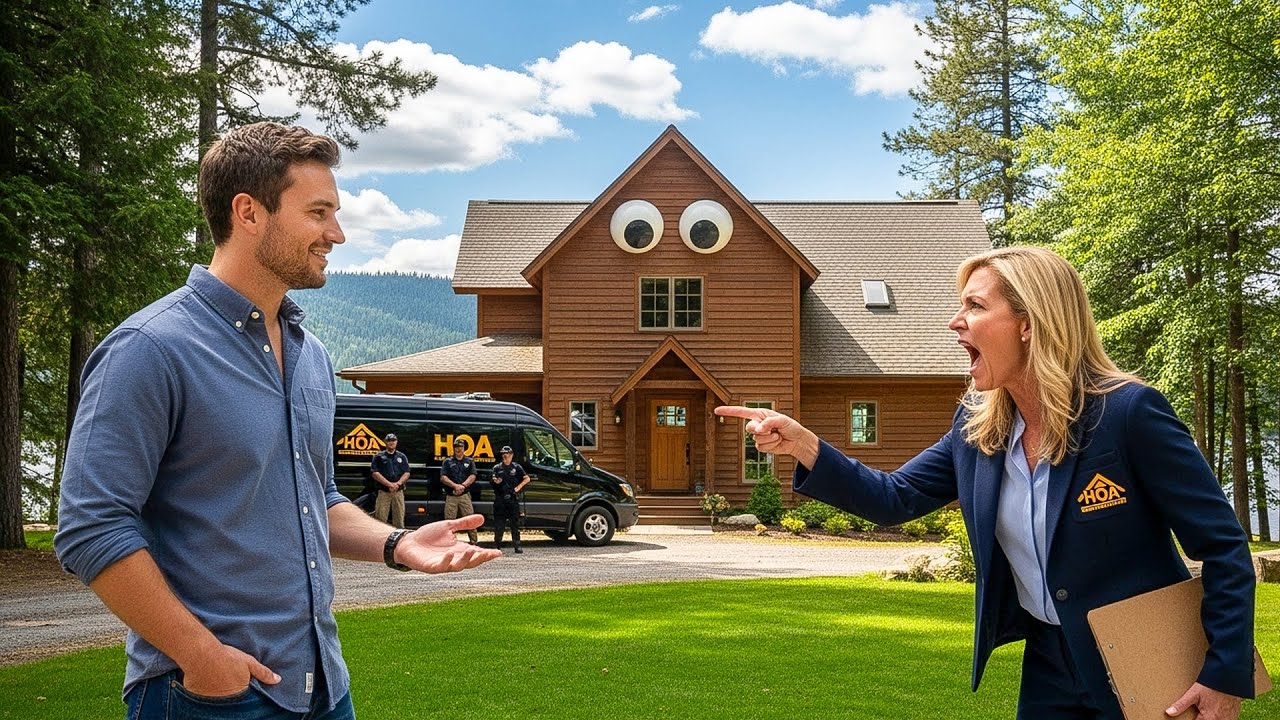 Karen Complained My Cat Was Staring, So I Put Huge Googly Eyes on My House!