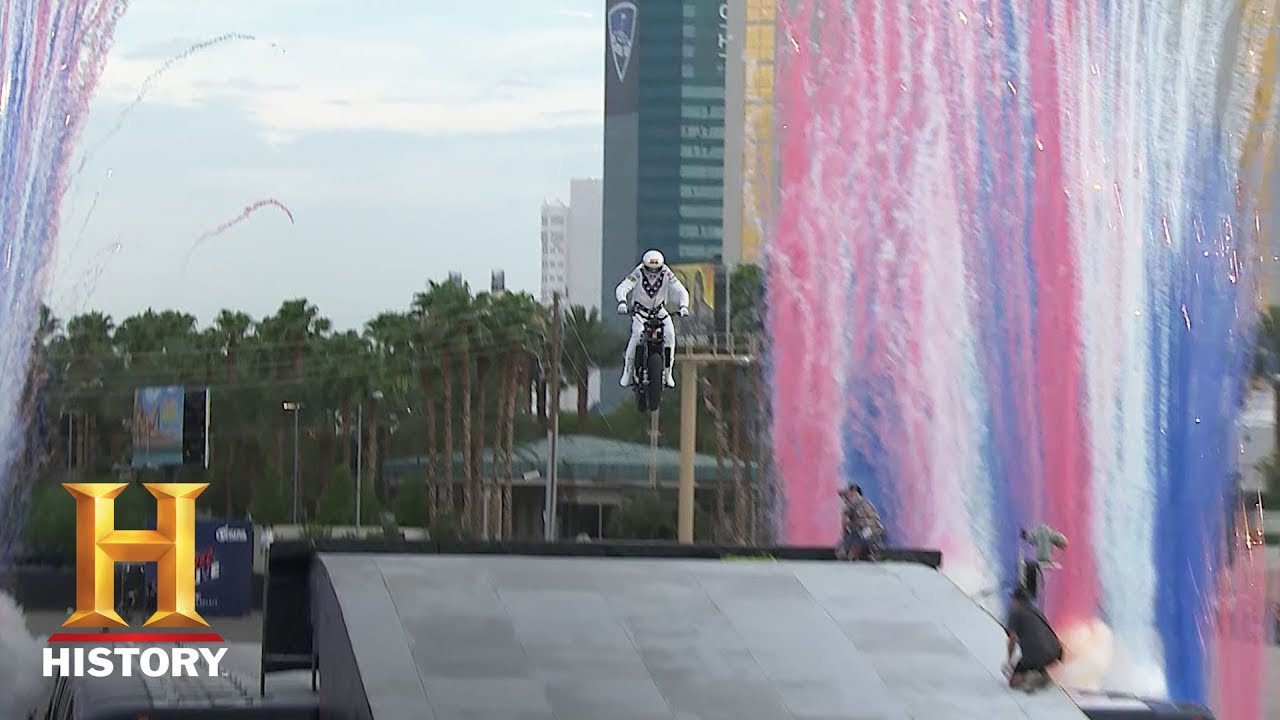 vikings serie Evel Live: Travis Pastrana Jumps 16 Greyhound Buses | History