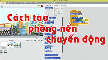 Scratch #4 Hướng dẫn tạo phông nền chuyển động đơn giản
