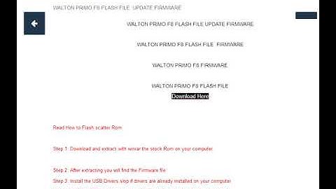 WALTON Primo F8 Frp Remove FLASH FILE MT6580 7.0 100% TESTED