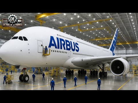How an Airbus A380 Airplane is Made ✈️ | Behind the Factory 🏭