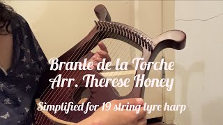 Branle de la Torche arr. Therese Honey - the Zani 19 string lyre harp is back 🥳