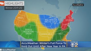 AccuWeather Releases Western Pennsylvania Winter Forecast: Winter's Full Force To Hold Out Until Aft
