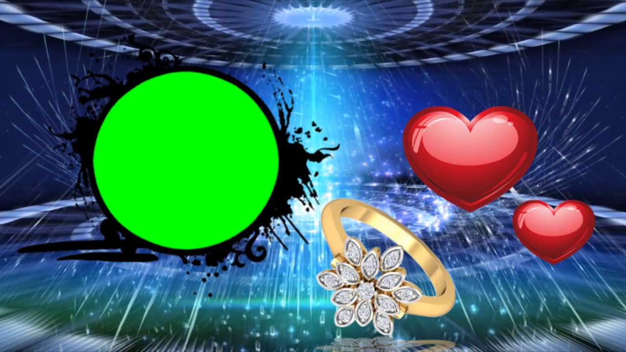 Free wedding frame green screen effect in HD YouTube