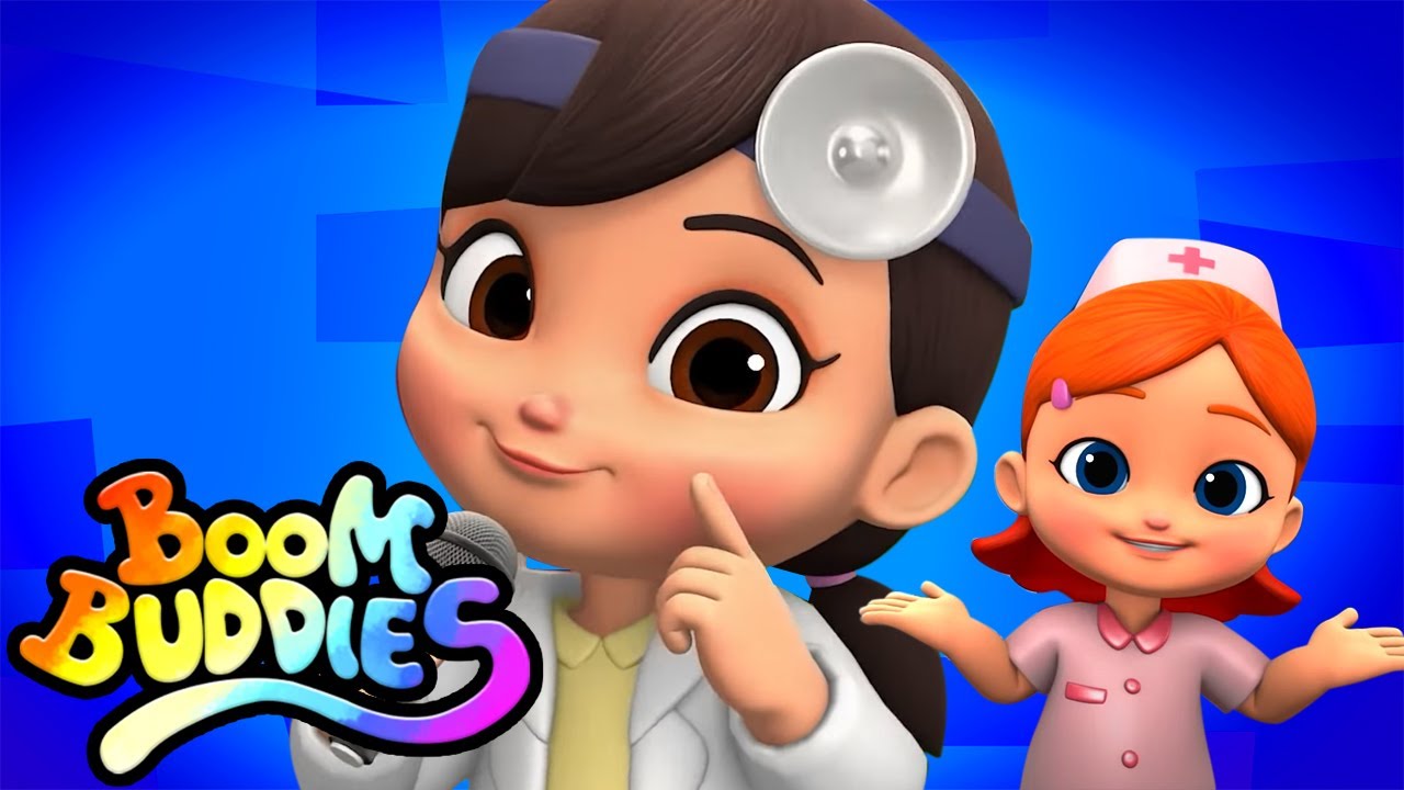 Canção do médico, Musica para bebes, Desenho animado, Boom Buddies  Português