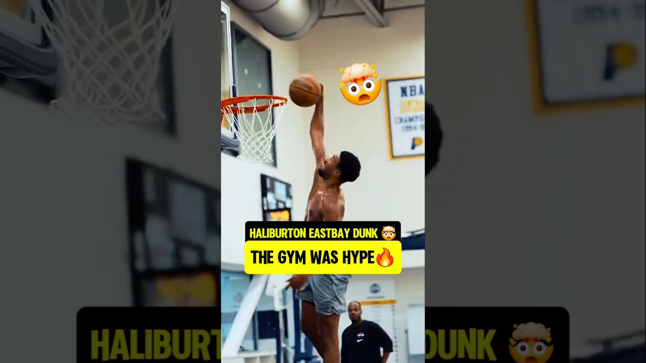 Hali EASTBAY dunk after Achilles injury😳