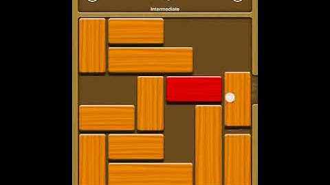 Unblock me free solutions intermediate level 16 ( android and ios app solutions all levels )