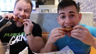 HOW TO EAT SPICY HOT WINGS FAST! w/ Furious Pete