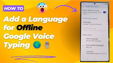 How to Add a Language for Offline Google Voice Typing 🌍🎙️ on Galaxy S25/S25+/Ultra