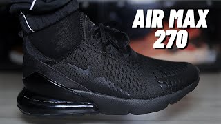 UNDERRATED? Nike Air Max 270 Triple Black On Feet Review