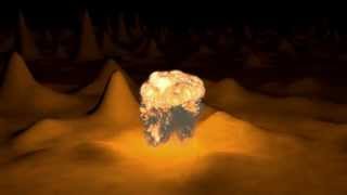 Blender 3D explosion simulation