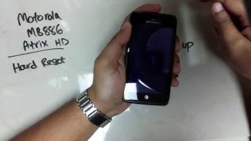 Motorola Atrix HD MB886 Hard Reset Instructions