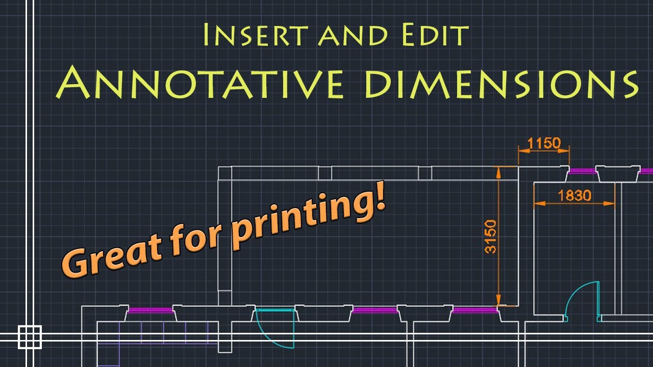 what is annotative dimension in autocad