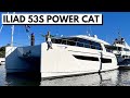 Iliad 53s power catamaran excursion en yacht de croisire de luxe  long rayon daction en mer