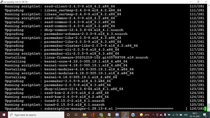 Jenkins installation on RHEL Redhat linux-EC2-epel-release-error