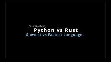 #Energy #efficiency of  #python vs  #rust