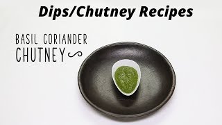 Dips/Chutney Recipes: Basil Coriander Chutney Recipe on Food i.e screenshot 1